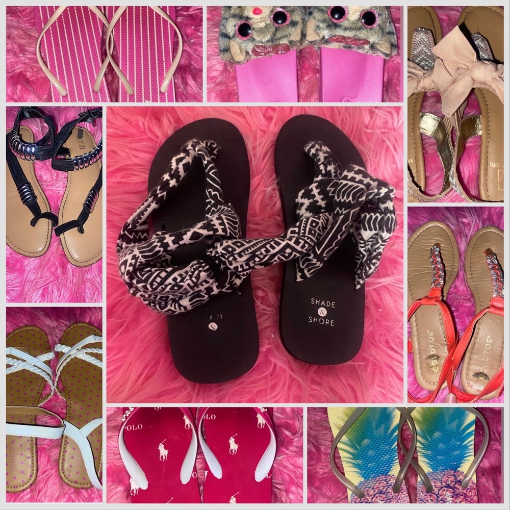 Flip flops bundle🩴 [size 7 & 6]